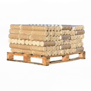 Holzbriketts – halbe Palette